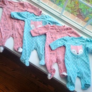 Simple Joy Carter's Onsies Fleece( 4)
